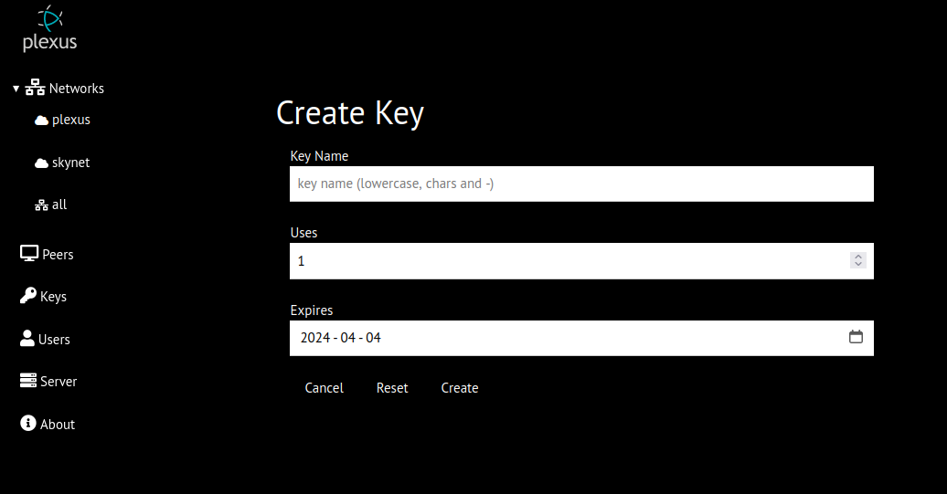 Create Key